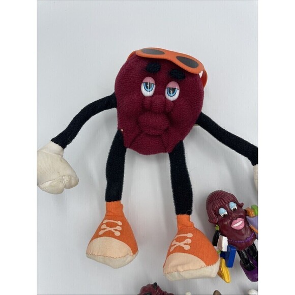 Vintage California Raisins Figures 1980s Lot of 12 Calrab Applause Toys - Picture 2 of 7